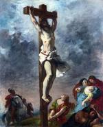 欧洲12-19世纪油画五_DELACROIX, EUGENE - Christ on the Cross 2